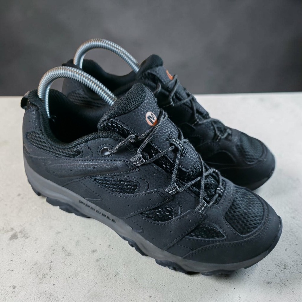Merrell Moab 3 Triple Black Low Hiking Trail Boots Shoes Mens 7 / Womens 8.5